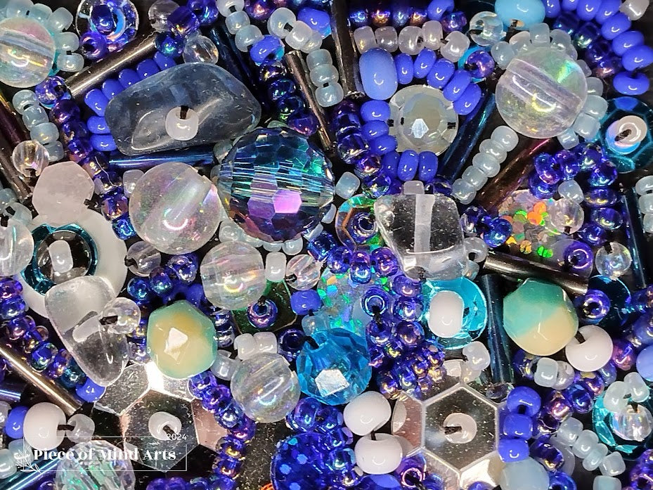 Blue beads