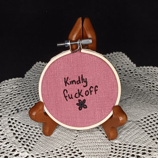 Kindly fuck off