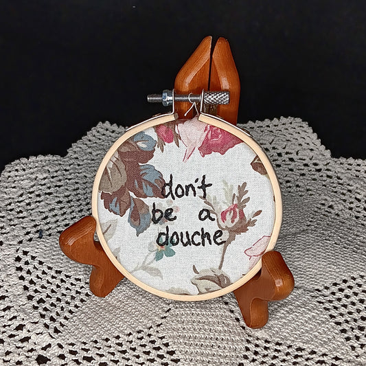 Don't be a douche