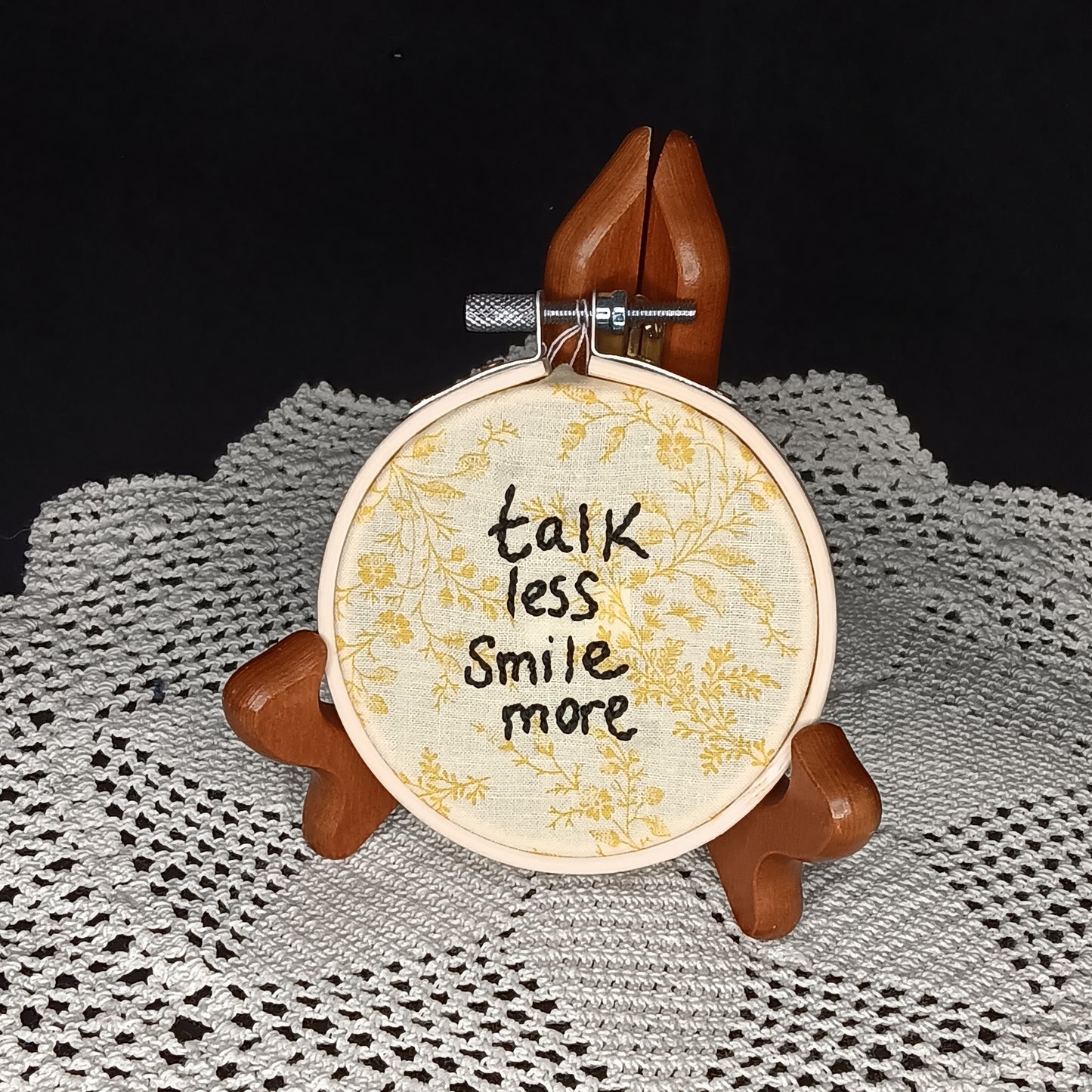 Talk less, smile more