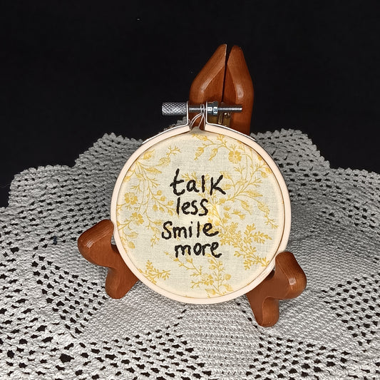 Talk less, smile more