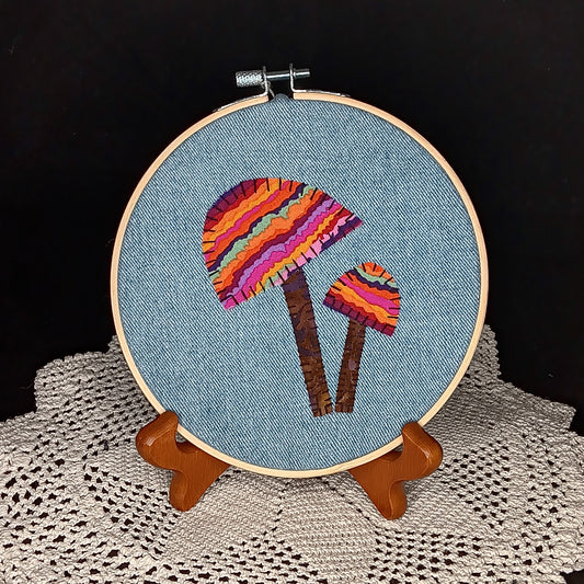Striped mushrooms