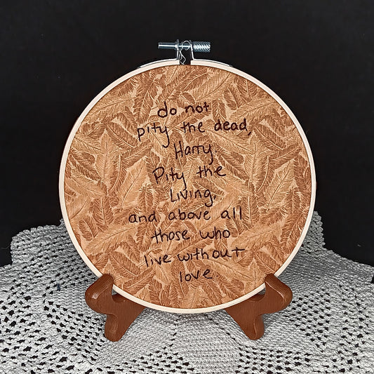 Don't pity the dead