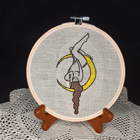 Girl on the moon