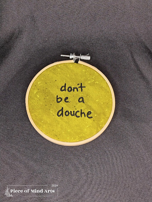 Don't be a douche