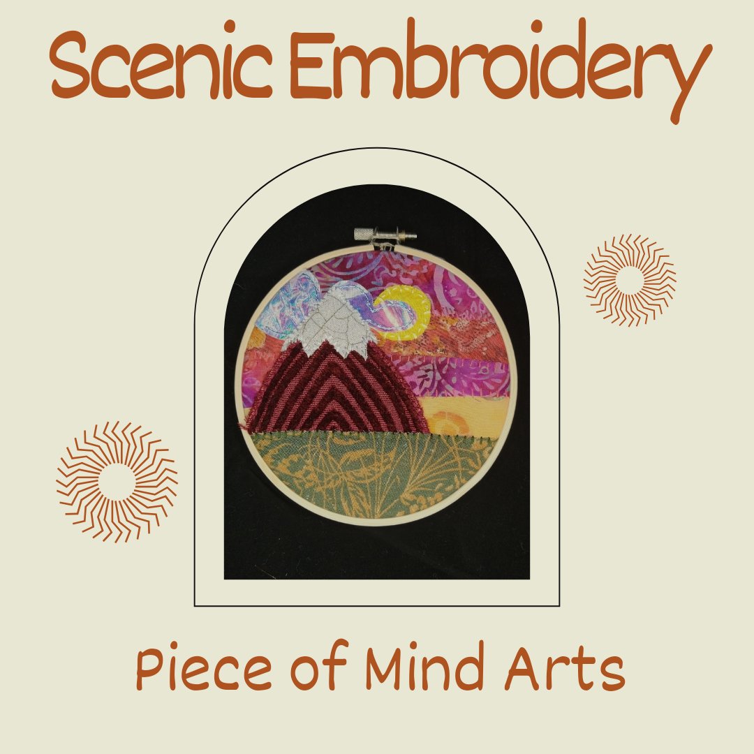 March Scenic Embroidery Class
